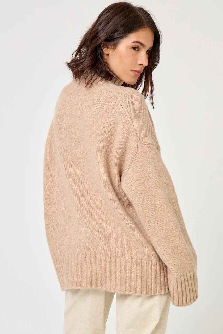 Pull Col Montant Uni - Image 3